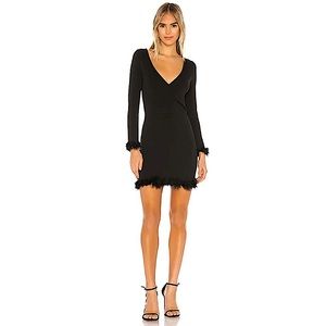 Lovers + friends feather dress